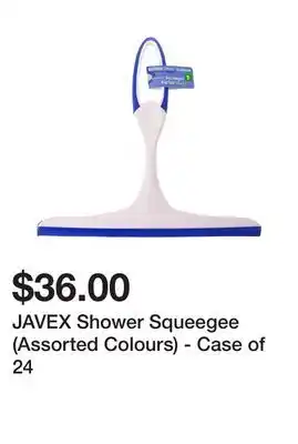 Dollarama Javex shower squeegee (assorted colours) - case of 24 offer