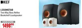 2001 Audio Video Kef two-way bass reflex bookshelf loudspeaker offer