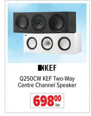 2001 Audio Video Kef two-way centre channel speaker offer
