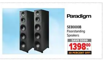 2001 Audio Video Paradigm floor standing speakers offer