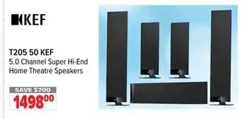 2001 Audio Video Kef 5.0 channel super hi-end home theatre speakers offer