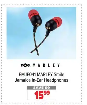 2001 Audio Video Marley smile jamaica in-ear headphones offer