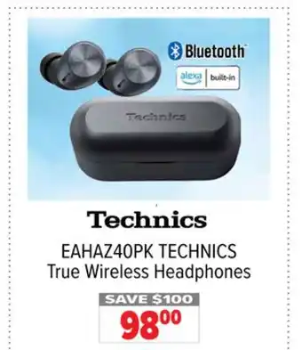 2001 Audio Video Technics true wireless headphones offer