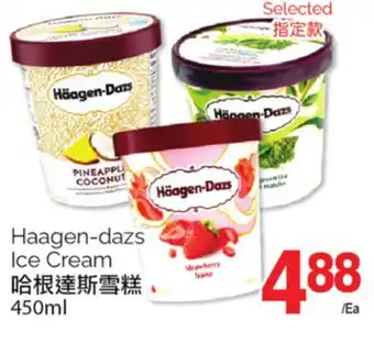 T&T Supermarket Haagen-dazs ice cream, 450ml offer