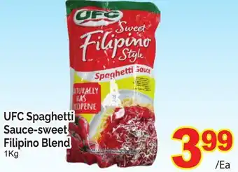 T&T Supermarket Ufc spaghetti sauce-sweet filipino blend, 1kg offer