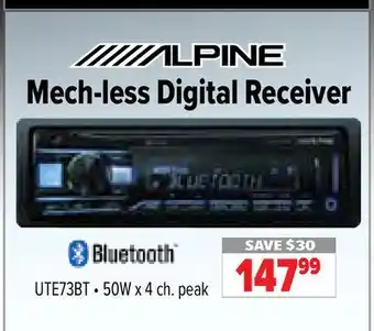 2001 Audio Video Alpine mech-less digital receiver offer
