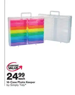 Michaels 16-case photo keeper by simply tidy offer