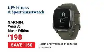 Visions Electronics Garmin venu sq music edition offer