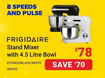 Visions Electronics Frigidaire stand mixer with 4.5 litre bowl offer