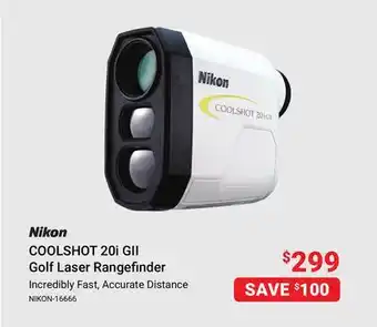 Visions Electronics Nikon coolshot 20i gii golf laser rangefinder offer