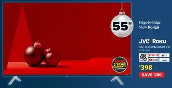 Visions Electronics Jvc 55 ec3526 smart tv offer