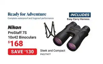 Visions Electronics Nikon prostaff 7s 10x42 binoculars offer