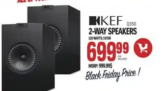 Centre Hi-Fi Kef 2-way speakers offer