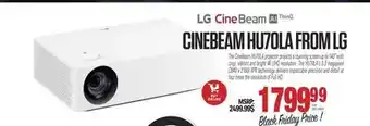 Centre Hi-Fi Cinebeam hu70la from lg offer