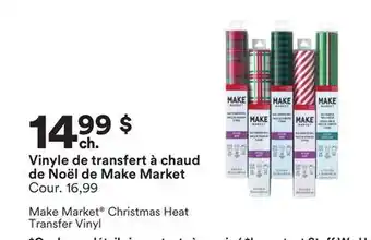 Michaels Vinyle de transfert à chaud de noël de make market offer
