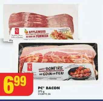 No Frills PC BACON 375g offer