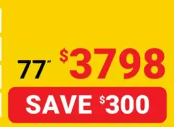 Visions Electronics Lg oled native 120 hz panel 77 c3pua smart tv offer
