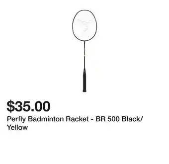 Decathlon Perfly badminton racket - br 500 black/yellow offer