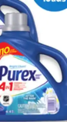 Walmart Purex liquid laundry detergent offer