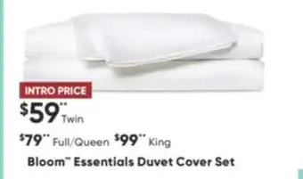 Sleep Country Bloom essentials duvet cover set offer