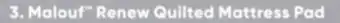 Sleep Country Malouf renew quilted mattress pad offer