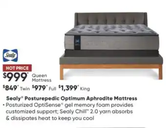 Sleep Country Sealy posturepedic optimum aphrodite mattress offer