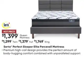 Sleep Country Serta perfect sleeper elite percevall mattress offer