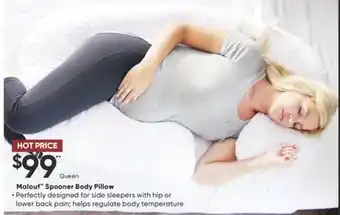 Dormez Vous Malouf spooner body pillow offer