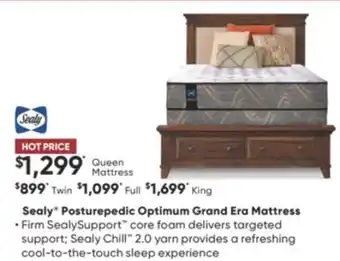 Dormez Vous Sealy posturepedic optimum grand era mattress offer
