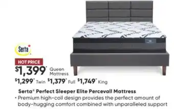 Dormez Vous Serta perfect sleeper elite percevall mattress offer