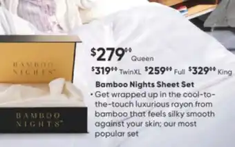 Dormez Vous Bamboo nights sheet set offer