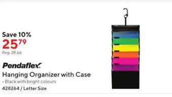 Staples Hanging Organizer with Case offer