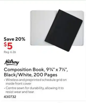 Staples Composition Book offer