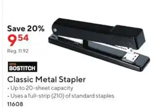 Staples Classic Metal Stapler offer