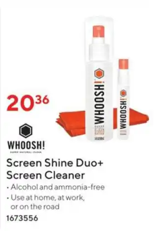 Staples Screen Shine Duo+ offer