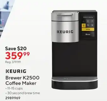 Staples Coffee Maker offer