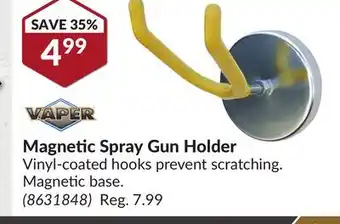 Princess Auto Magnetic spray gun holder offer