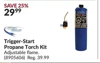 Princess Auto Trigger-start propane torch kit offer