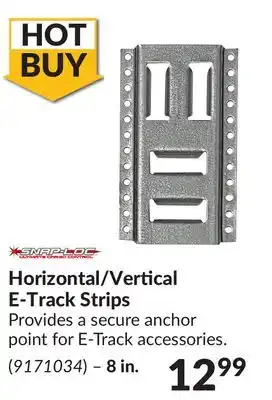 Princess Auto Horizontal/vertical e-track strips offer