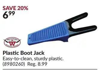 Princess Auto Plastic boot jack offer