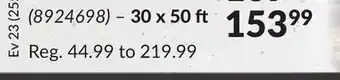 Princess Auto Heavy duty poly tarps 30 x 50 ft offer