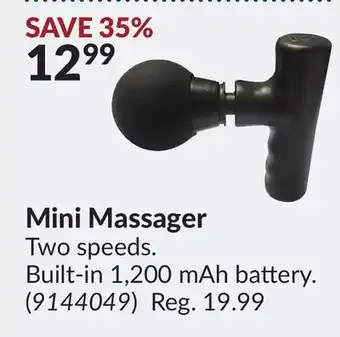 Princess Auto Mini massager offer
