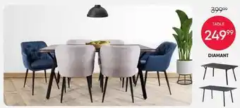 Meubles RD Diamant table offer