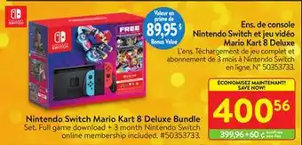 Walmart Nintendo switch mario kart 8 deluxe bundle offer