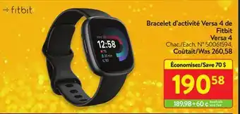 Walmart Fitbit versa 4 offer