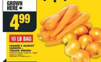No Frills FARMER'S MARKET CARROTS OR YELLOW ONIONS offer