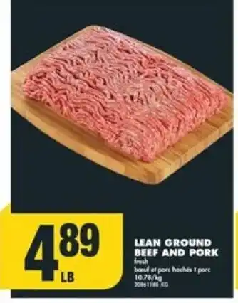No Frills LEAN GROUND BEEF AND PORK offer
