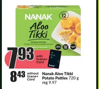 FreshCo Nanak Aloo Tikki Potato Patties 720g offer