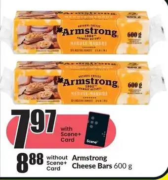 FreshCo Armstrong Cheese Bars 600g offer