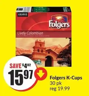 FreshCo Folgers K-Cups 30 pk offer